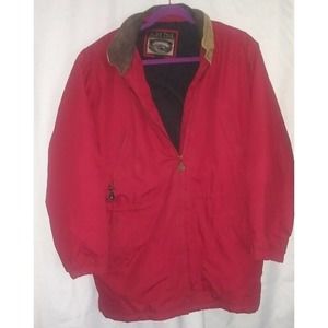 Pacific Trail Jacket L Red/Black Drawstring Waist